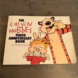 Vintage Calvin & Hobbes cartoon book
Tenth Anniversary Book